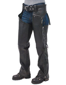 Chaparreras de Cuero Transpirables, Resistentes al Viento e Impermeables, con Correas Ajustables, Ajuste Cómodo y Seguro, Ropa de Moda Resistente para Exteriores - Product Image 3