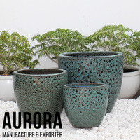 Maceta Decorativa de Cerámica en Oferta, con Logotipo Personalizado, Acabado Esmaltado, Ecológica, Ligera, Duradera, Moderna, para Hogar y Jardín