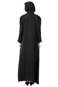 ชุดเดรสแฟชั่นสไตล์ดูไบอาบายาแขนยาวสำหรับผู้หญิงชุดเดรสสไตล์อิสลามอิสลามแขนยาวสั่งตัดตามแบบ - Product Image 4