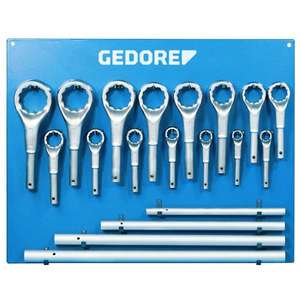 ชุดประแจแหวนปลายเดี่ยวเกโดเร เมตริก (19 ชิ้น) ชุดประแจ - Product Image 1