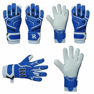 Gants de gardien de but de football respirants avec logo personnalisé, en latex souple, antidérapants, légers, avec étiquette privée OEM disponible - Product Image 3