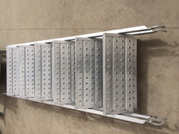 Q235 Großhandel Modern Style Stahl leiter Gerüst Treppen Stufen leitern Treppe für den Bau 450*1800*1725*2493mm Haken 44/50