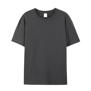 Camiseta de algodón 2022 de alta calidad para hombre, ropa personalizada con logotipo impreso, cuello redondo, personalizada, 100%