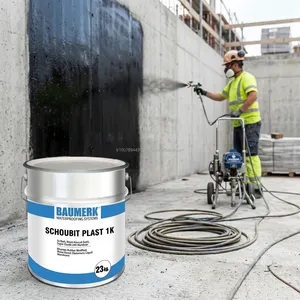 BAUMERK SCHOUBIT PLAST 1K Garantie 5+ ans Revêtement liquide imperméable écologique pour application murale à base de bitume durable - Product Image 5