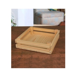 Vintage Look Classy Dinning <b>Serving</b> Wooden <b>Trays</b> for Home Kitchen Restaurant Hotel in Rectangular and <b>Round</b> Shapes for Export - Product Image 3