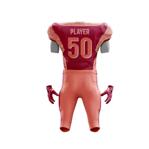 100% Material de poliéster hecho uniforme de fútbol americano para ropa de equipo nuevo estilo sublimación impreso uniforme de fútbol americano - Product Image 3