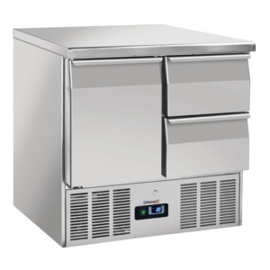 Saladette GN 1/1 <b>Upright</b> <b>Freezer</b> with 2 Drawers and 1 Door - Product Image 1