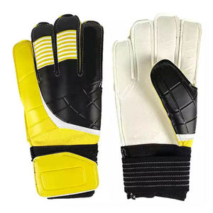 Gants de gardien de but en cuir de haute qualité avec doublure respirante, forte durabilité, paume résistante aux chocs pour une utilisation en extérieur - Product Image 5