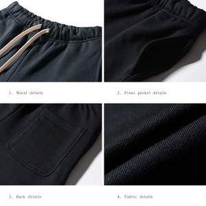 Men's High Quality Solid Color Jogger Sports <b>Shorts</b> Custom Logo Printed Casual Stretch Fitness Streetwear Sweat <b>Shorts</b> Mid - Product Image 6