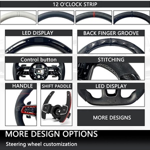 Volant en fibre de carbone personnalisé en usine, directement de l'usine, pour Mercedes-Benz 205AMG A/C/E/G <span class=keywords><strong>GT</strong></span> 63/CLS/CLA/E200/AMG <span class=keywords><strong>A45</strong></span>/<span class=keywords><strong>GT</strong></span> - Product Image 5