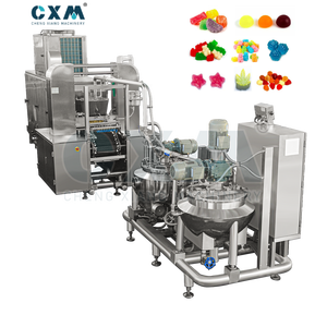 Ligne automatique 40 de sucrerie de gelée d'équipement de production gommeux CX-40Q de sucrerie-sortie 50 kg/h - Product Image 1