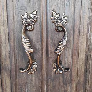 Belles poignées de porte en métal fabriquées à la main pour l'approvisionnement en matériel extérieur intérieur Poignées en laiton de haute qualité Fourniture de matériel rustique - Product Image 2