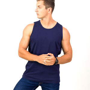 Logotipo personalizado Athletic Gym Fitness Sin mangas Hombres Activewear Tallas grandes Entrenamiento Correr Deportes Camiseta sin mangas para hombres - Product Image 1