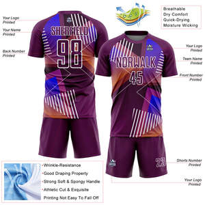 Proveedor de Uniformes de Fútbol Premium, Conjuntos de Camisetas de Fútbol Auténticas al por Mayor, Duraderas, Ligeras, Ecológicas y Transpirables - Product Image 5