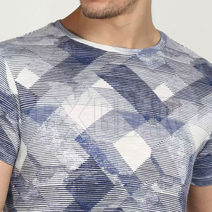 Conception personnalisée pour hommes Sublimation T-Shirt à manches courtes tissu respirant parfait pour un été décontracté à la mode - Product Image 5