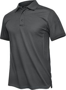 Vente directe des fabricants Polo de golf pour hommes Quick Dry Short Sleeve Casual Work Polo T-Shirt - Product Image 2