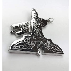 Collar de Cadena Masónica Blue Lodge, Joyas de Collar de Regalia Masónica - Product Image 3