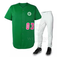 Seragam Baseball Desain Kustom Buatan Pabrik dengan Logo Kustom Dicetak, Bahan Katun 100% Bernapas, Ukuran Besar untuk Pria Dewasa