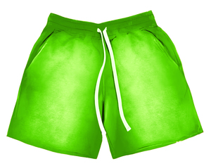 Pantalones cortos de algodón Vintage de calle alta personalizados para hombre OME, pantalones cortos transpirables de secado rápido de cintura media con cordón, tinte solar sólido, lavado ácido - Product Image 3