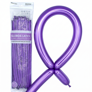 50 Globos de Látex Cromados Morados, Decoración Retro para Fiesta de Cumpleaños, Día de la Madre, Graduación, Año Nuevo Chino, Regreso a Clases, Fiesta del Amor - Product Image 1