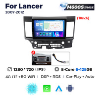 NaviFly Radio Mobil Layar Sentuh Android Terbaru untuk Mitsubishi Lancer 2007-2012 Mendukung Kontrol Suara Android Auto