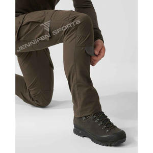 กางเกงล่าสัตว์ผู้ชายคุณภาพคลาสสิก ผ้าแคนวาสคอตตอน 100% ระบายอากาศได้ดี กันลม ปิดด้วยซิปและกระดุมด้านข้างและด้านหลัง - Product Image 6