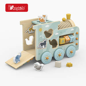 Okeykids OEM Giocattolo Educativo per Bambini Cubo Sensoriale in Legno Colorato Ecologico con Labirinto di Perline per 5-7 Anni W11B345 - Product Image 6