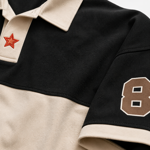 Camiseta polo al por mayor 100% algodón, personalizada con bordado e impresión, de algodón y poliéster transpirable, con cuello vuelto para hombre - Product Image 6