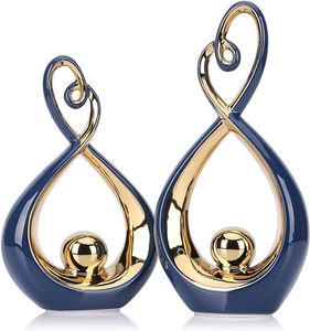 Argent Plaqué Chien Forme Nordique Moderne Simple Figure Abstraite Art Sculpture En Aluminium Creative Décoration De La Maison En Métal Artisanat - Product Image 6