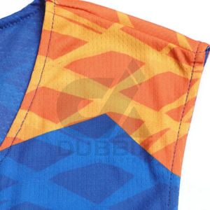 Uniformes de basket-ball professionnels pour hommes, polyester 3D durable, séchage rapide, anti-froissement, taille plus, respirant, logo frontal, sports d'hiver - Product Image 2