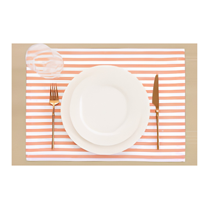 Set de table texturé orange rouille, en coton robuste pour commandes en gros, options de poids personnalisées et production OEM - Product Image 3