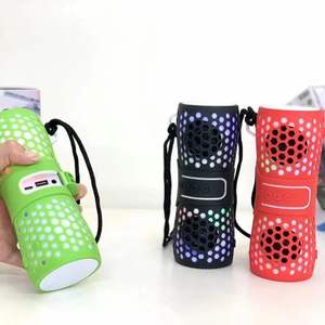 Enceinte Bluetooth portable KIMISO, son 360°, LED RGB, batterie rechargeable, pour téléphone portable, utilisation en extérieur - Product Image 5