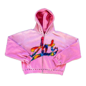 Sudadera con capucha de invierno Unisex de Stitchmode Factory 100% algodón lavado ácido francés Terry personalizable Baggy Street bordado liso teñido - Product Image 3