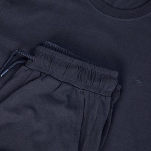 Nouveau été hommes court T-Shirt ensemble deux pièces double ensemble coton Polyester vêtements décontractés double ensemble pour hommes - Product Image 6