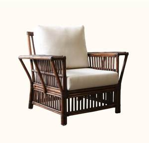 Sillón President de ratán de nuevo diseño, lavado marrón, juego de sofá de ratán para sala de estar, hecho a mano de caña, Nhat Minh, Vietnam - Product Image 1