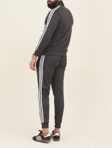 Survêtements décontractés pour hommes de la meilleure qualité avec logo frontal, séchage rapide, prix de gros, grande taille pour l'automne, vêtements d'extérieur, bande latérale - Product Image 5