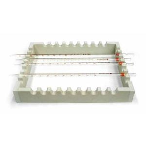 Support de pipette horizontal - Support de pompe à micropipette manuelle en plastique - Product Image 1