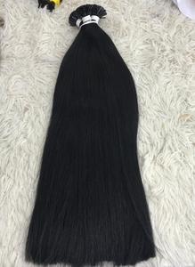 Vqhair 100% ต่อผมแท้สำหรับต่อผมตรงปลายแบนขนาดใหญ่ผมดิบทุกสี - Product Image 5