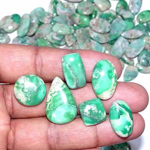 AAA + CALIDAD Natural variscita cabujón suelto joyería fina Fabricación de piedras preciosas al por mayor lote Material tamaño libre variscita piedra preciosa - Product Image 2