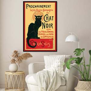 Póster de Gato Negro Estilo Art Deco para Decoración de Pared - Product Image 2