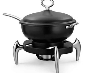 Noir Chauffe-plats chauffe-plats en verre chauffe-plats or liquide chauffe-plats carburant buffet - Product Image 2