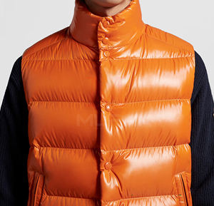 เสื้อกั๊กผ้าไนลอนระบายอากาศได้ดีสำหรับผู้ชายสำหรับฤดูหนาวออกแบบโลโก้ได้ตามต้องการผลิตจากโพลีเอสเตอร์จากปากีสถาน - Product Image 5