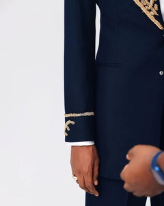 ชุดสูทสำหรับผู้ชายชุดแต่งงานสำหรับเจ้าบ่าวชุดเสื้อคลุมกางเกง2ชิ้นชุดทางการออกแบบล่าสุด - Product Image 2