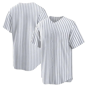 Camisetas de Béisbol Personalizadas al por Mayor, Estilo Vintage, Personalizadas, de Alta Calidad, 100% Poliéster, Transpirables, con Cuello en V, Impresas por Transferencia de Calor - Product Image 2