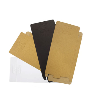 Cajas de embalaje de la caja del teléfono celular de Kraft, cajas de embalaje de la cubierta del teléfono móvil Kraft con cajas de embalaje móviles de la ventana plástica - Product Image 1