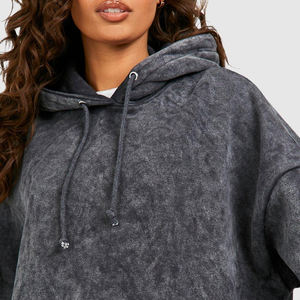 Sudaderas con Capucha para Mujer al por Mayor, Diseño Personalizado, Talla Grande, Tejidas, de Algodón, para Mujer - Product Image 6