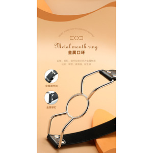 Bâillon buccal en métal BDSM, jouet sexuel pour couples, plaisir adulte, 96 par boîte - Product Image 6