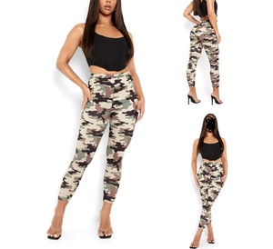 Leggings de yoga sur mesure pour femmes, taille haute, longueur intégrale, couleur unie, sans couture, 100% polyester, séchage rapide, respirant, écologique - Product Image 1