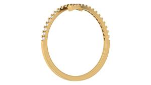 Anillo de bodas de oro de 14K más vendido del fabricante indio para mujer IGI Certified Round Lab Grown Diamond Jewelry - Product Image 4