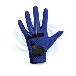 Service OEM Couleur bleue et blanche en peau de mouton Respirant Facile à utiliser Meilleur fournisseur Gants de golf pour adultes PAR INDUSTRIES INCROYABLES - Product Image 6